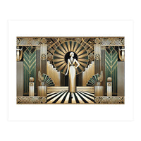 Golden Twenties Flair In Art Deco (Print Only)
