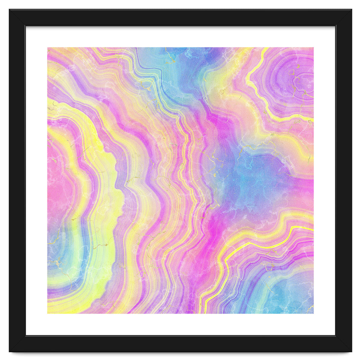 Neon Agate Texture 08