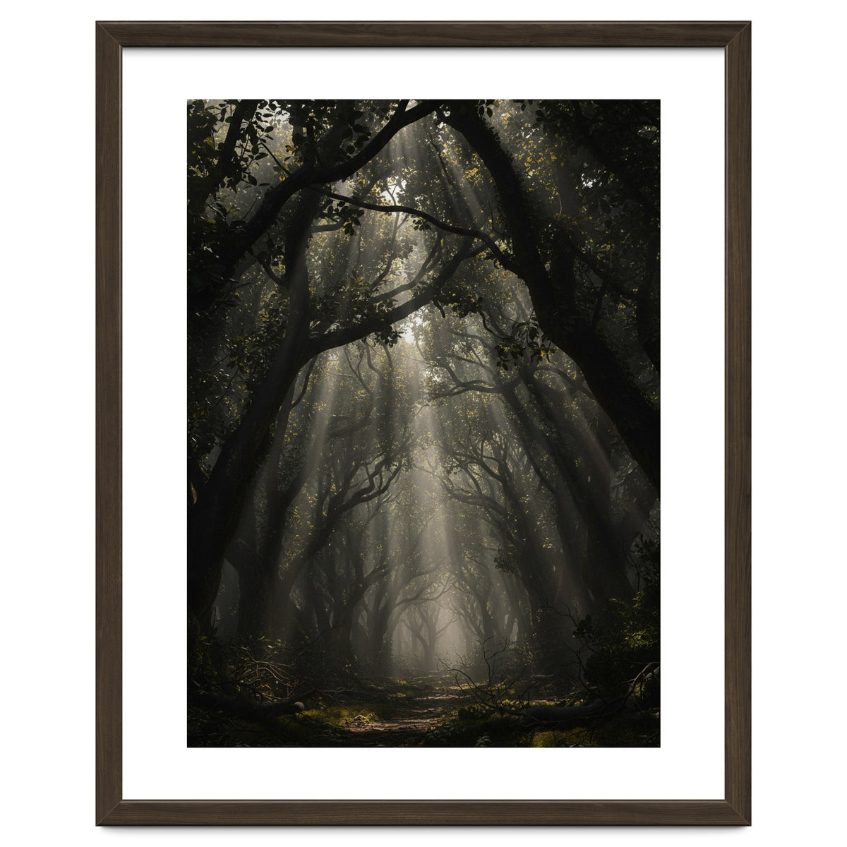 Enchanted Canopy: Mystical Forest Path