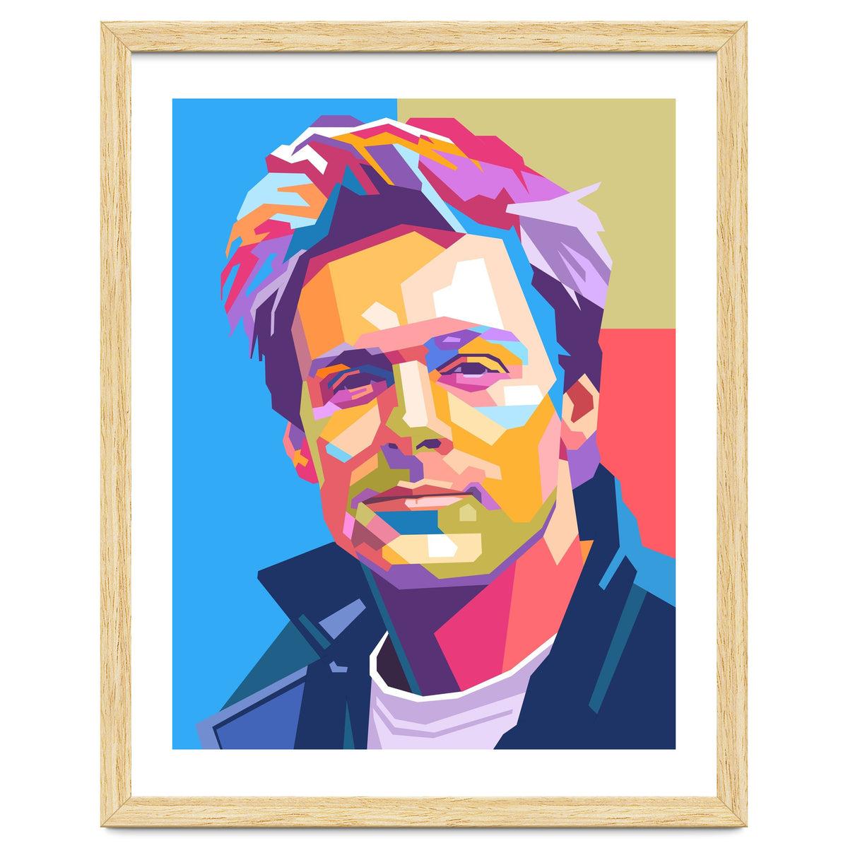 Bryan Adams pop art portrait