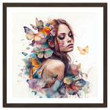Butterfly Muse Watercolor Portrait thumbnail