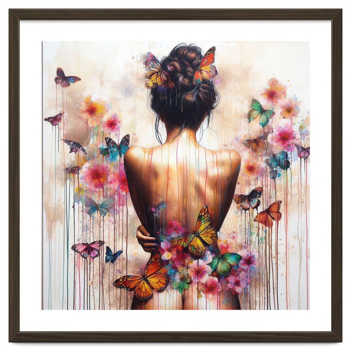 Butterfly Garden Back Portrait