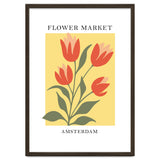 Amsterdam Flower Market - Modern Colorful Botanical Print thumbnail