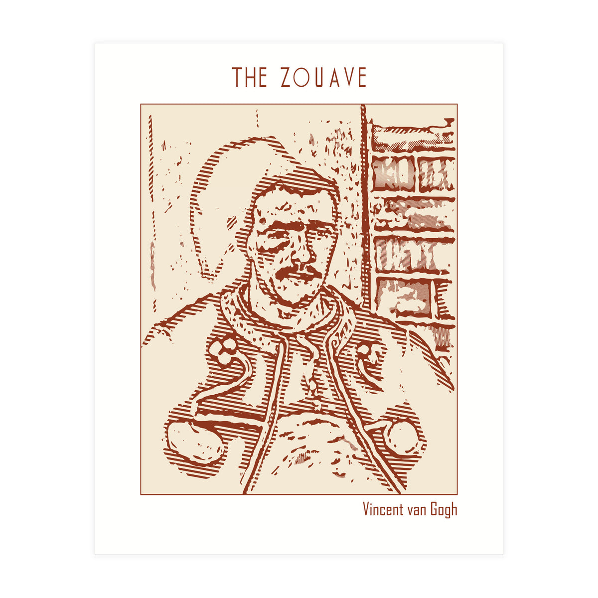The Zouave – Vincent Van Gogh (Print Only)