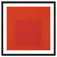 JOSEF ALBERS - HOMAGE TO THE SQUARE RED