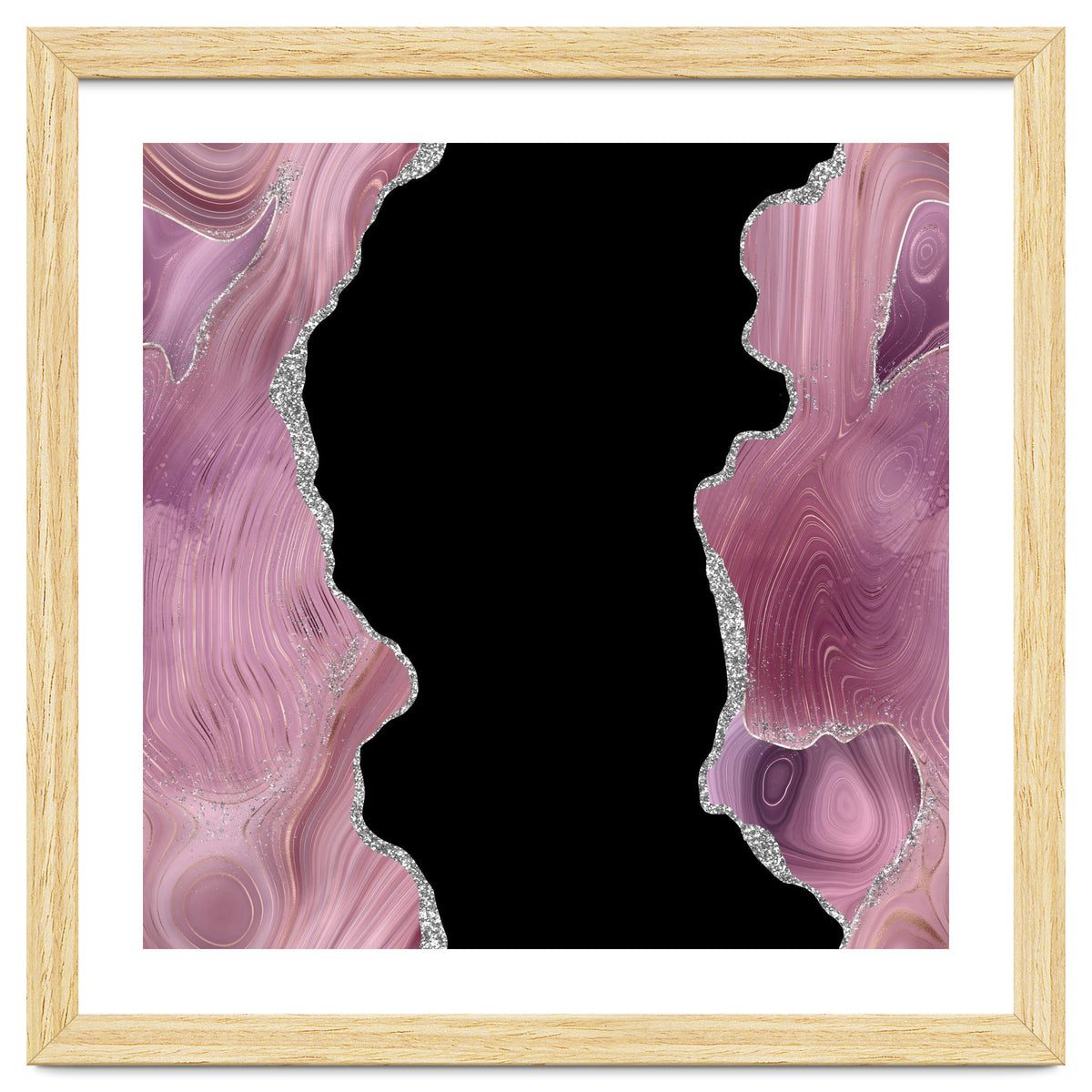 Mauve & Silver Agate Texture 02