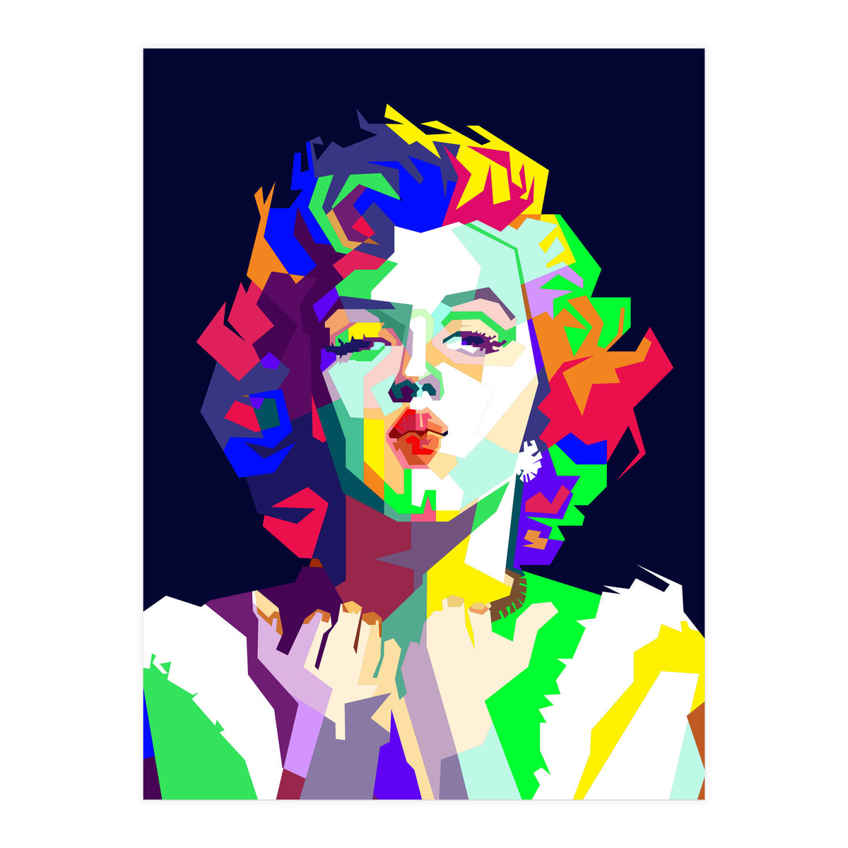 Marilyn Monroe Famous Actress Pop Art  (Print Only)