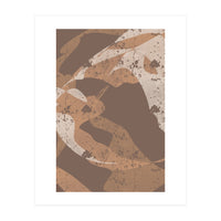 Abstract Brown Harmony (Print Only)