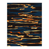 Sunset Reflection, Positivity Hope Growth Optimism Mindset, Nature Marble Dark Ocean (Print Only) thumbnail