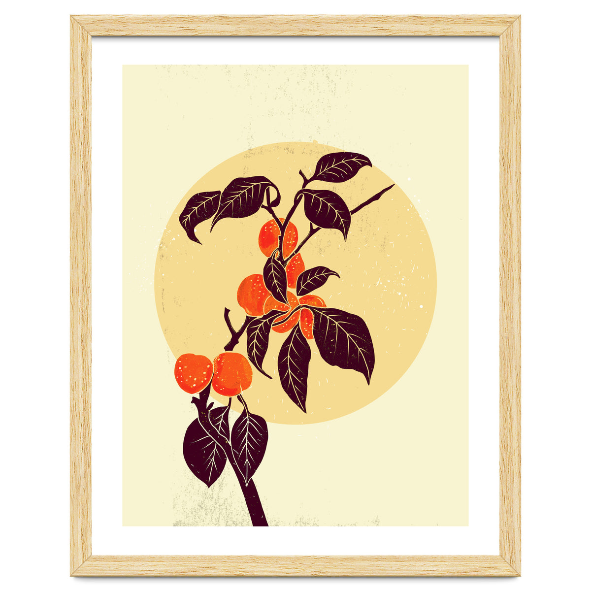 Peach Tree in the moonlight