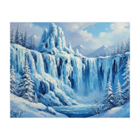 Frozen Cascades of Winter (Print Only)