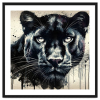 Watercolor Panther