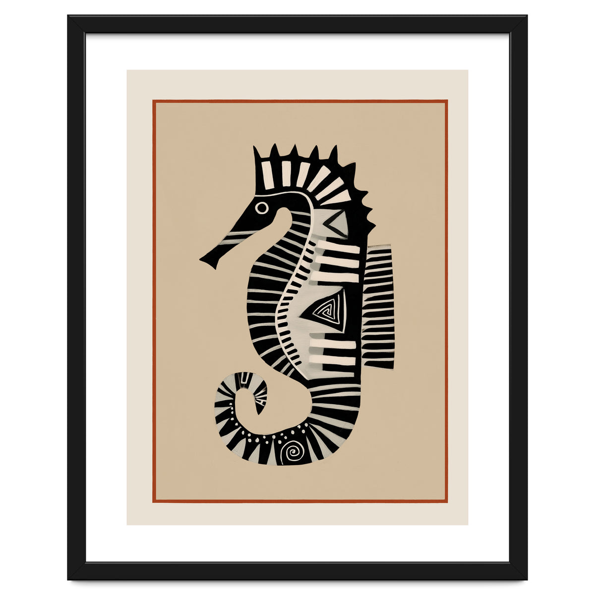 Striped Seahorse II