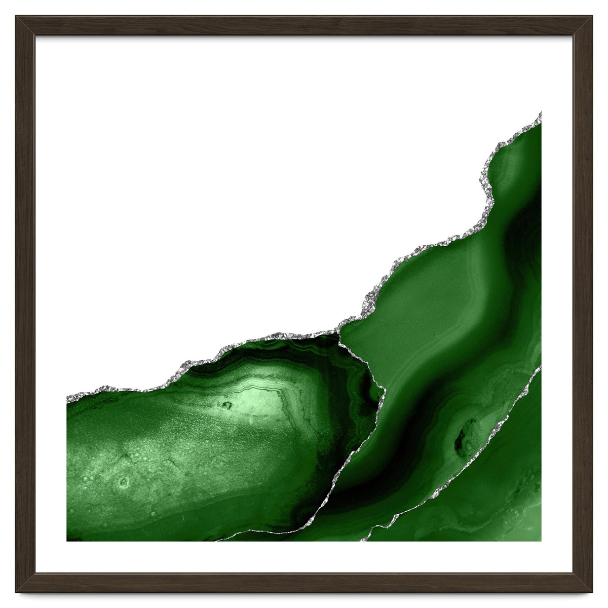 Green & Silver Agate Texture 08
