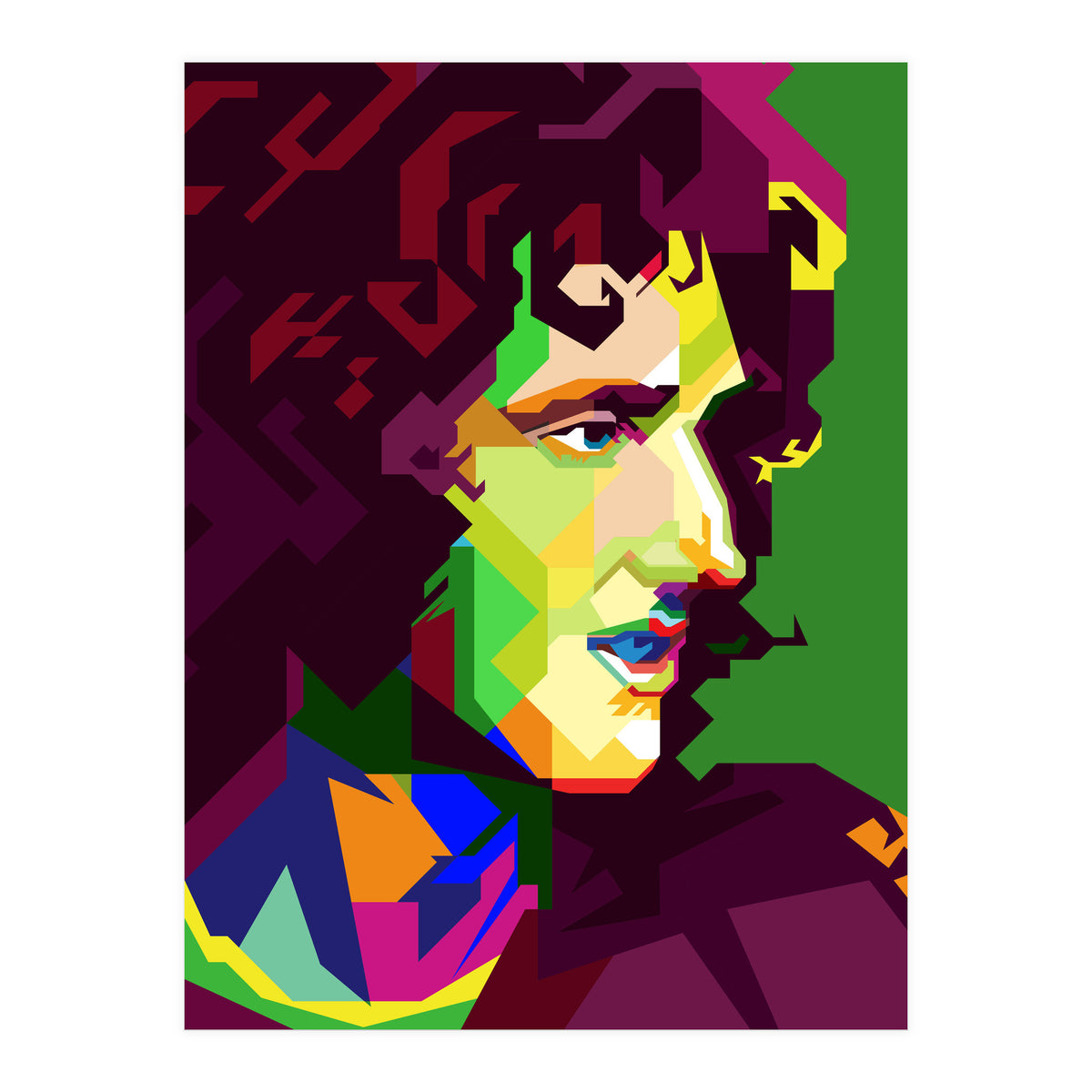 Brian Harold May Pop Art WPAP (Print Only)