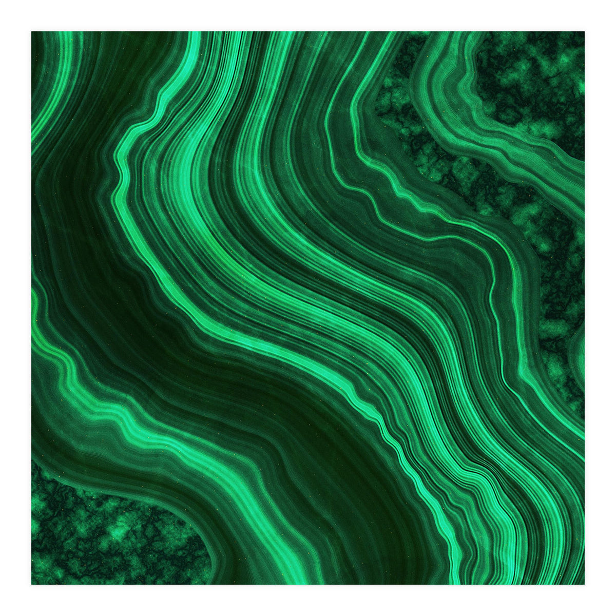 Malachite Texture 08 (Print Only)
