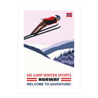 Ski Jump In Norway (Print Only)