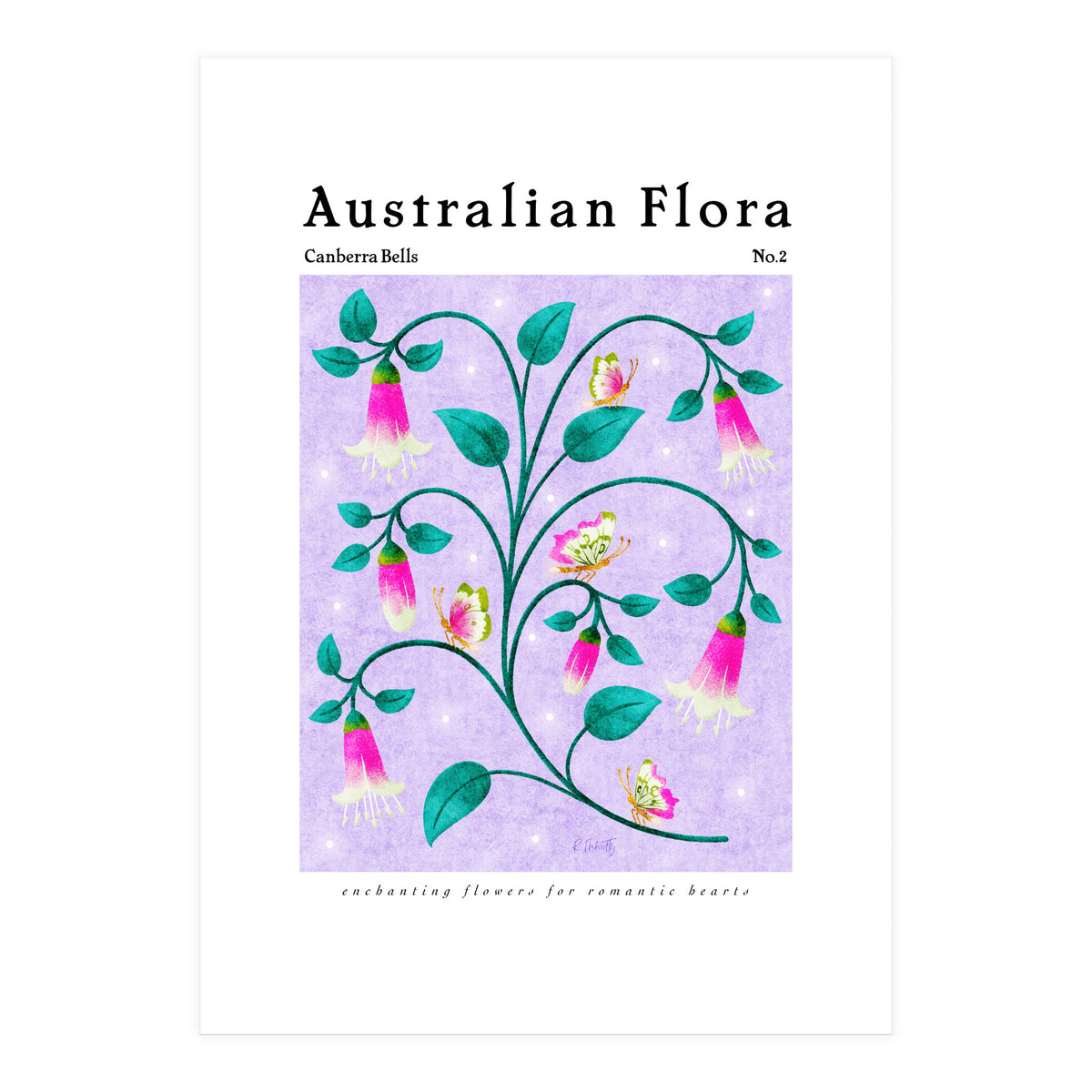 Australian Flora: Canberra Bells (Print Only)