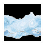 Blue & Silver Agate Glitter Texture 04 (Print Only) thumbnail