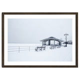 Benches in the Winter seascape thumbnail