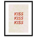 Kiss Kiss Kiss Love Typography thumbnail