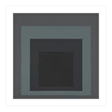 JOSEF ALBERS - HOMAGE TO THE SQUARE BLACK GREY (Print Only) thumbnail