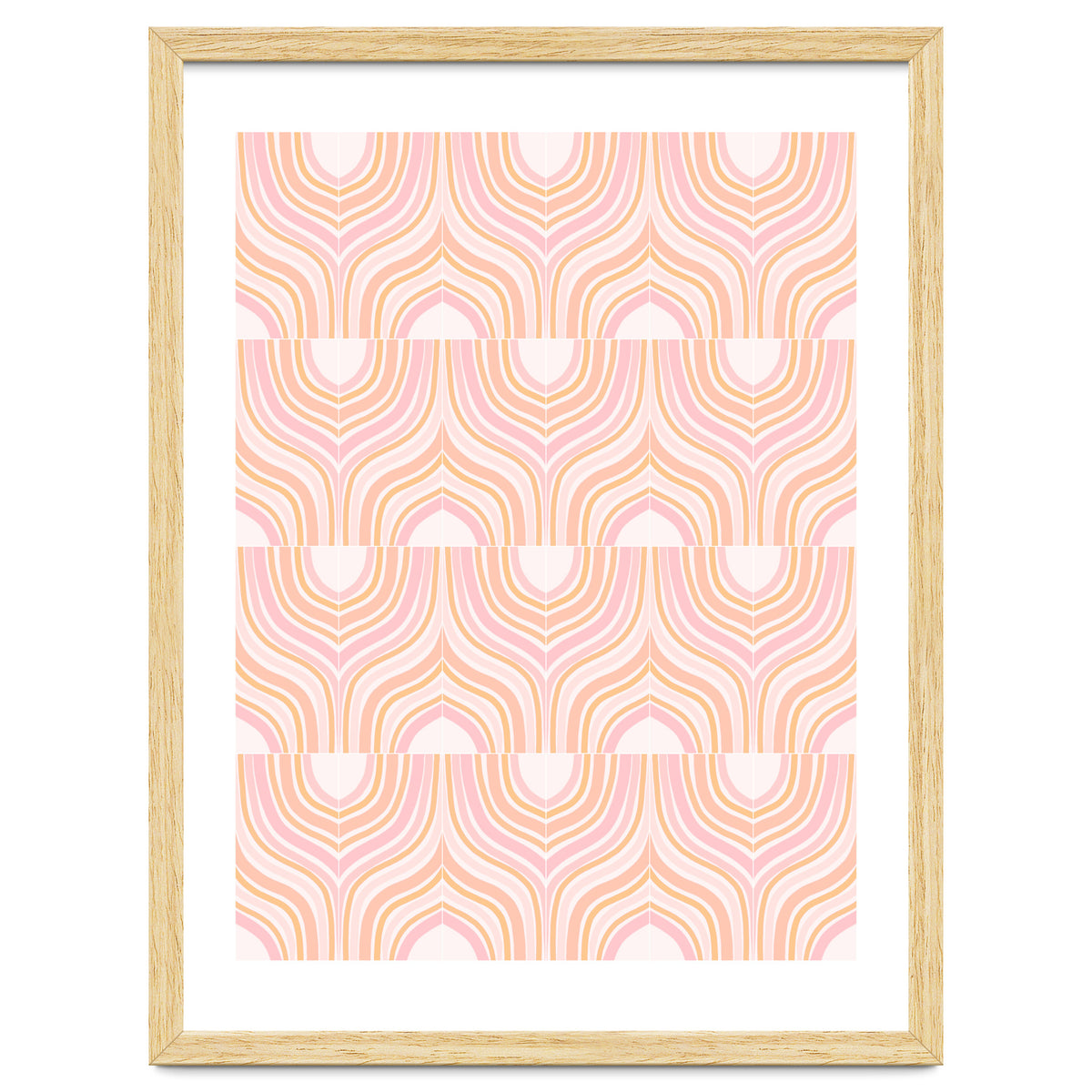 Peachy Marbeling Tiles