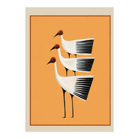 Striped Bird Trio II (Print Only)