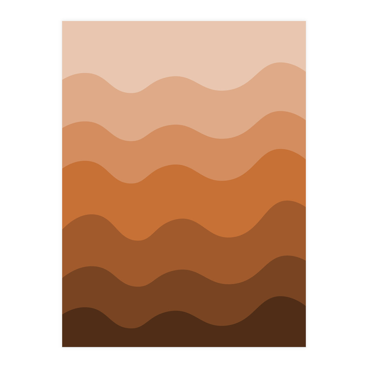 Brown gradient design  (Print Only)
