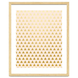 Blush + Gold Triangles #society6 #decor #buyart thumbnail