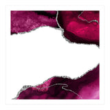 Burgundy & Silver Agate Texture 15 (Print Only) thumbnail