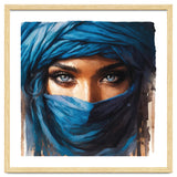 Blue Eyes Tuareg Woman Portrait thumbnail