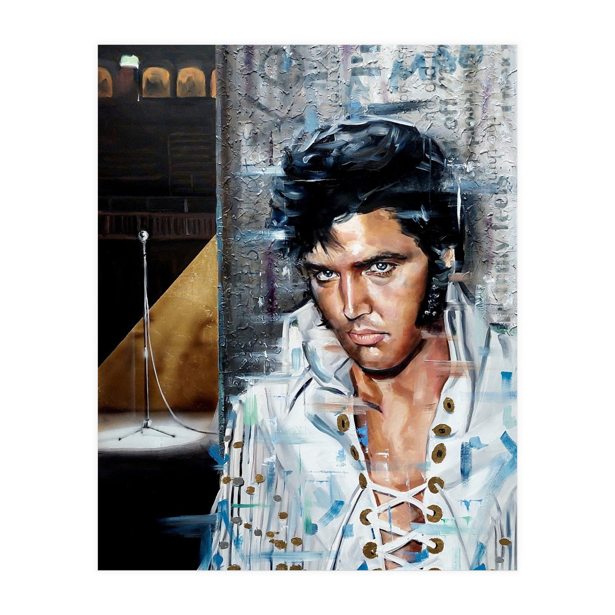 Elvis Has Left The Building (Print Only)