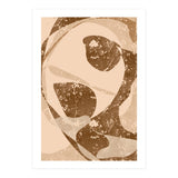 Abstract Brown Scratch (Print Only) thumbnail