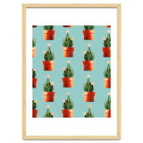 Cactus in Copper Pots #society6 #decor #buyart thumbnail