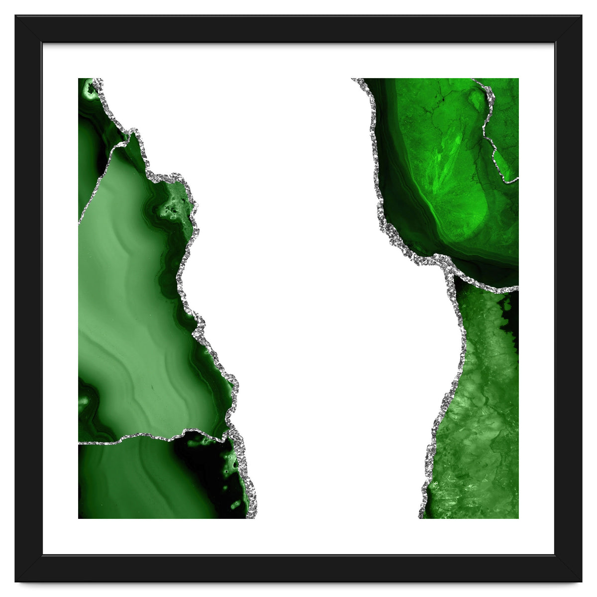 Green & Silver Agate Texture 15