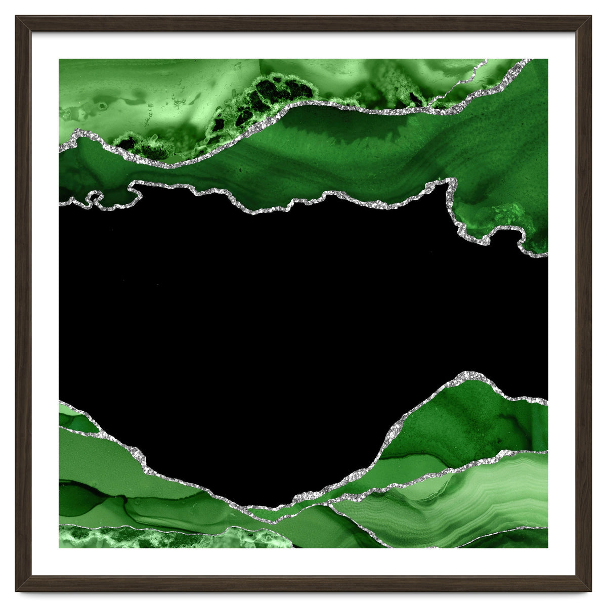 Green & Silver Agate Texture 04