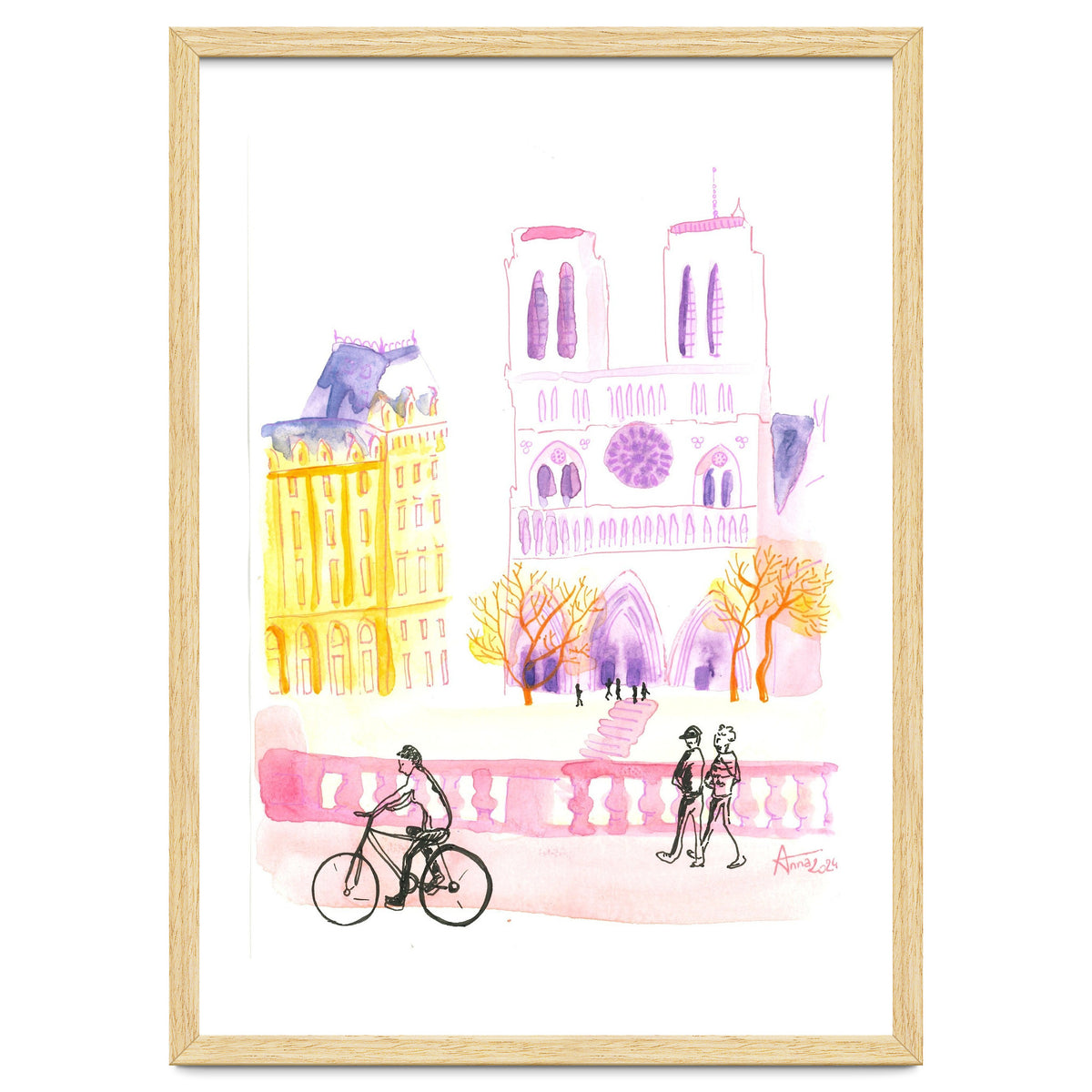 Paris Notre-dame Pink