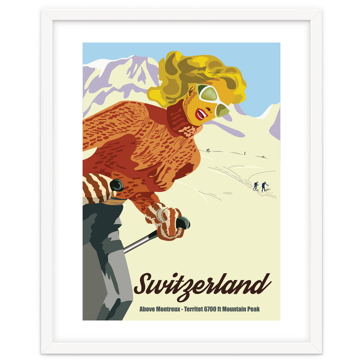 Switzerland Above Montreux