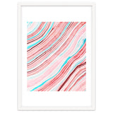 Between the Lines, Pastel Watercolor Abstract Painting, Subtle Neutral Minimal Illustration thumbnail