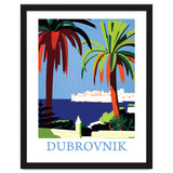 Dubrovnik, The Fortress and Palm Trees thumbnail