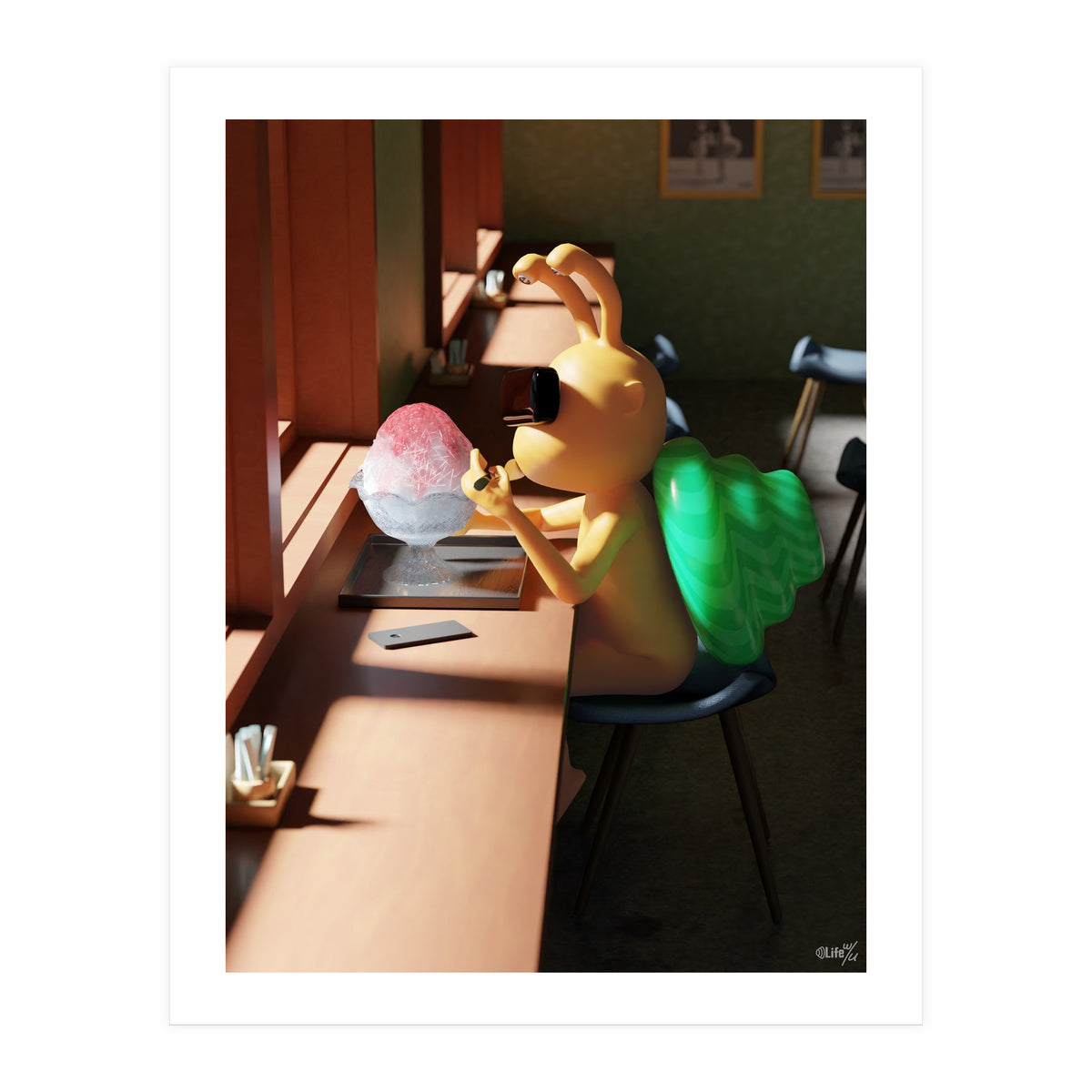 Kakigoori - Japanese Shaved Ice (Lwuba 044 Shaved Ice) (Print Only)