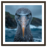 Majestic Albatross Facing Camera Over Ocean thumbnail