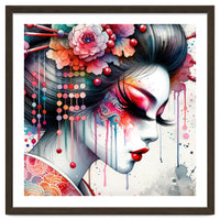 Ornate Bloom Modern Geisha