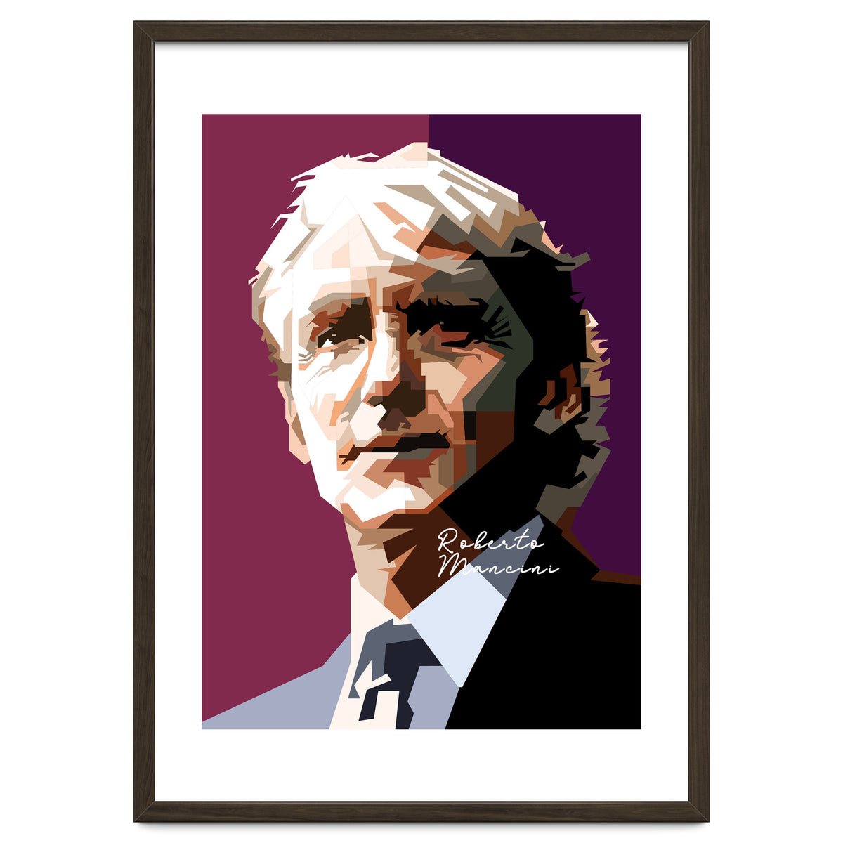 Roberto Mancini Retro Football