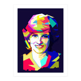 Lady Diana Princes Of Wales Pop Art WPAP (Print Only) thumbnail