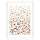 Watercolor Spring Butterflies Apricot thumbnail