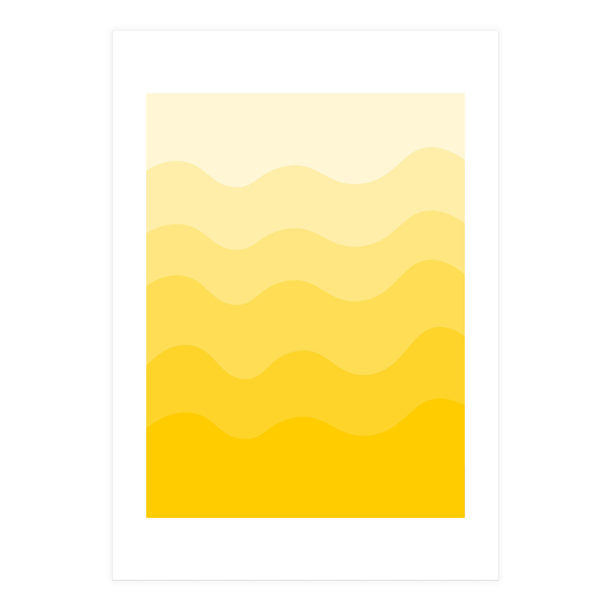 Yellow gradient design (Print Only)