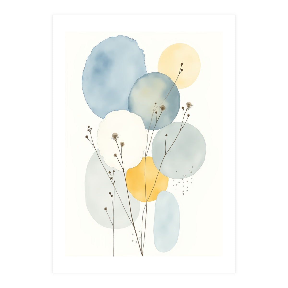 Modern Abstract Flower (Print Only)