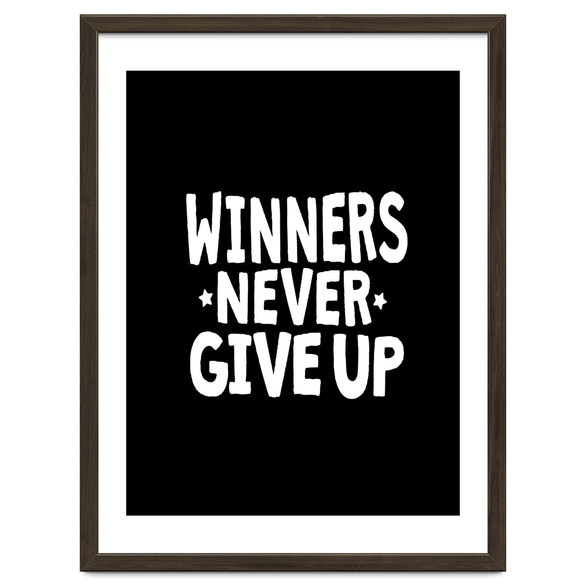Winners Never Give Up